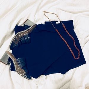 Zara skort in cobalt blue